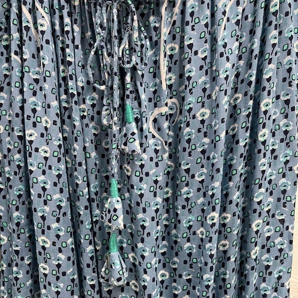 Poupette St Barth Blue Clara Romper Tassel - Picture 2 of 4